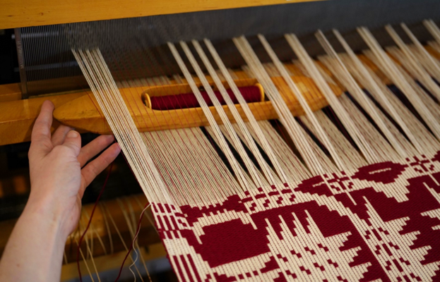 McCarl Weaving Process Demonstration