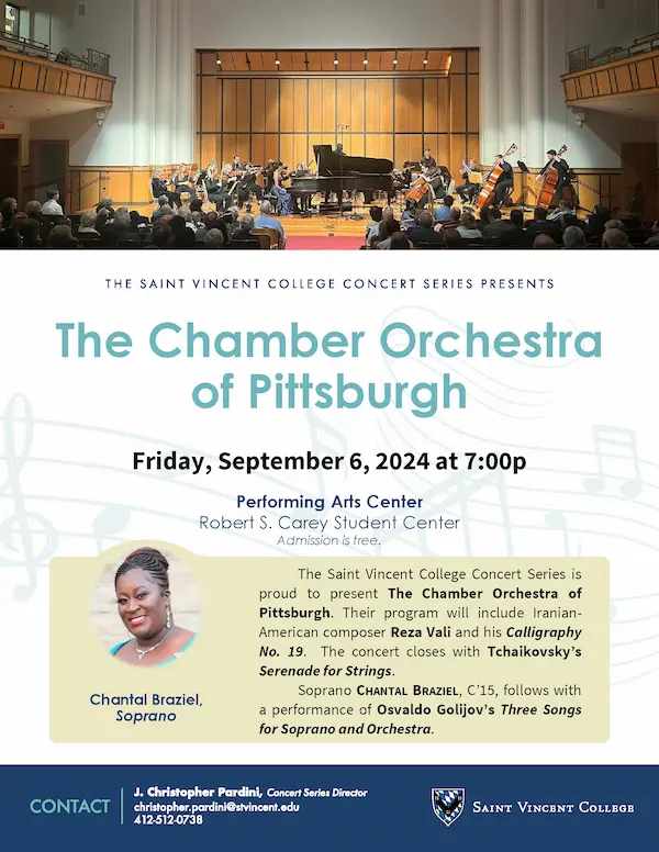 Chamber Orchestra of Pittsburgh flyer