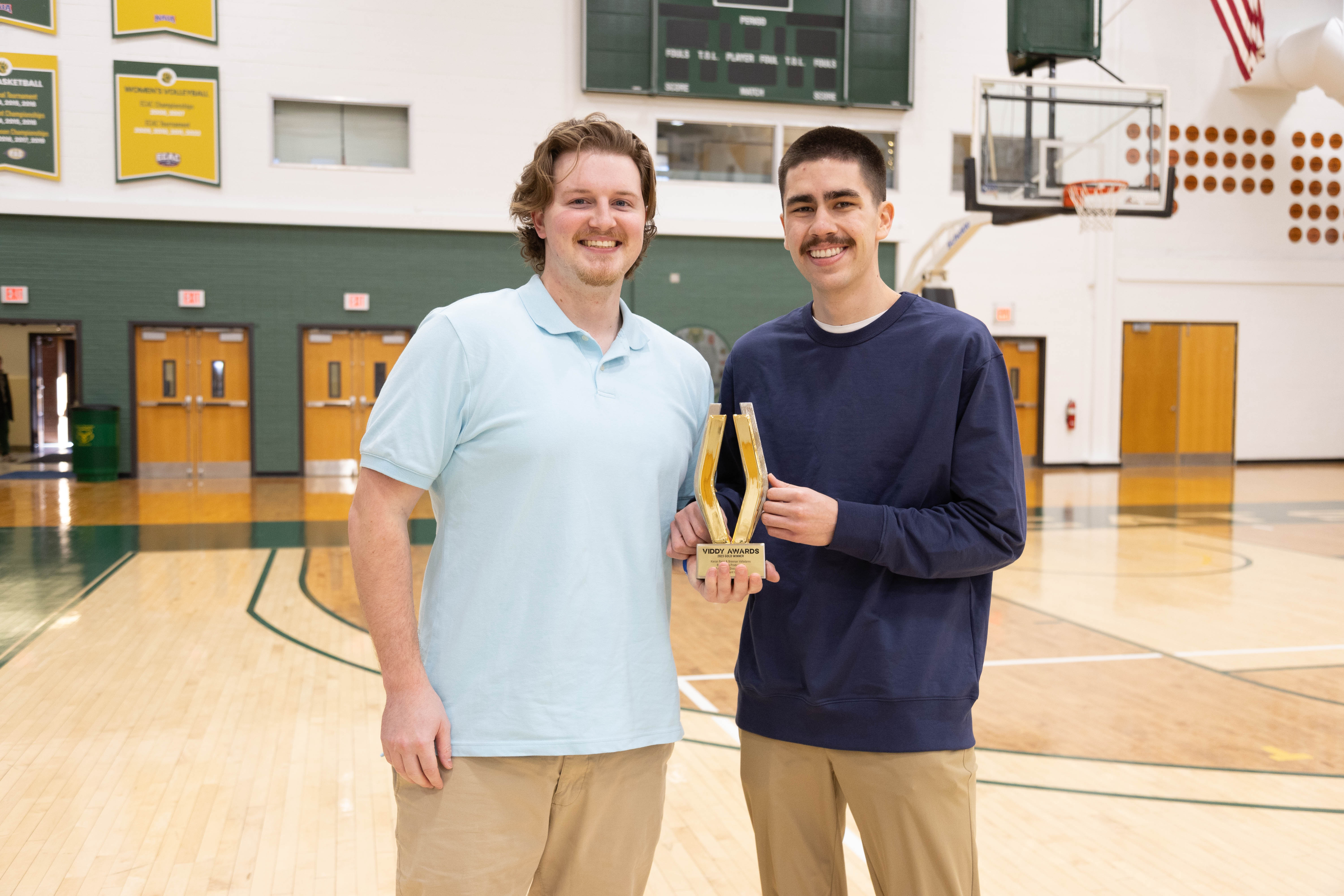 Kieran Rapp (left) and Brennan Valladares