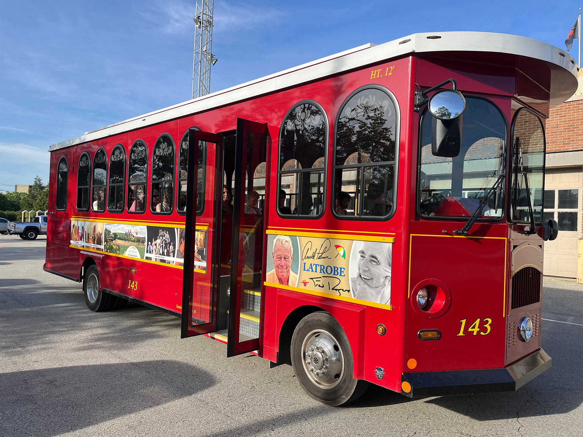 Saint Vincent Summer Theatre’s trolley event.