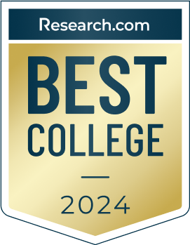 Best College 2024 badge from Research.com, highlighting excellence in higher education.